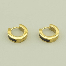 картинка Серьги 'XUPING' Эмаль (позолота 18к (лимонная)) от магазина Wolves