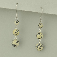 картинка Серьги 'SUNSTONES' Яшма от магазина Wolves