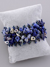 картинка Браслет 'SUNSTONES' Содалит 30 3 г от магазина Wolves