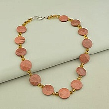 картинка Бусы Золотой Песок Чешский хрусталь 50 см от магазина Wolves