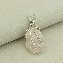 картинка Кулон Аметист 35х18мм от магазина Wolves