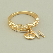 картинка Кольцо 'XUPING' Фианит (позолота 18к) от магазина Wolves