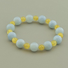 картинка Браслет 'SUNSTONES' Цитрин Кварц 17 см от магазина Wolves