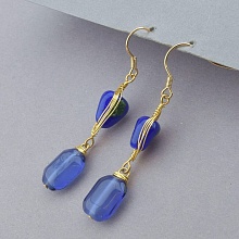 картинка Серьги 'XUPING' Кварц (позолота 18к) от магазина Wolves