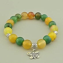 картинка Браслет 'SUNSTONES' Агат 18 см от магазина Wolves