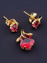 картинка Набор 'XUPING' Фианит  (позолота 18к) от магазина Wolves