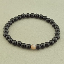 картинка Браслет 'SUNSTONES' Агат Кошачий глаз 19 см от магазина Wolves