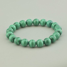 картинка Браслет 'SUNSTONES' Малахит 19 см от магазина Wolves