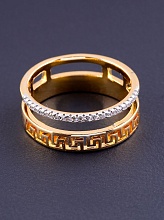 картинка Кольцо 'XUPING' Фианит  (позолота-родий) от магазина Wolves