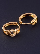 картинка Серьги 'XUPING' Фианит (позолота 18к) от магазина Wolves