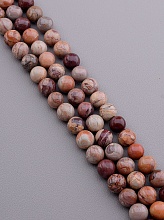 картинка Нитка Яшма 39 см 12 мм от магазина Wolves