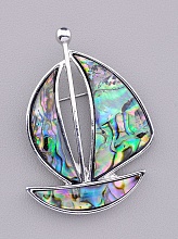 картинка Брошь Галиотис 60x40мм от магазина Wolves