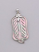 картинка Кулон Перламутр 65x30мм от магазина Wolves