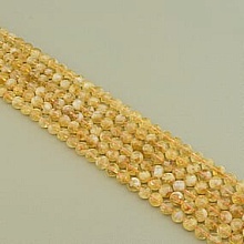 картинка Нитка Цитрин 39 см 8 5 мм (Без замка) от магазина Wolves