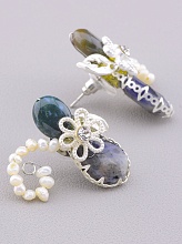 картинка Серьги 'Hand Made' Жемчуг Бижутерный сплав8 9 г от магазина Wolves