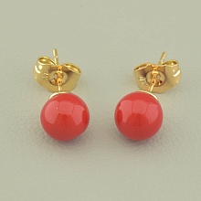 картинка Серьги 'XUPING' Майорка (позолота 18к) от магазина Wolves