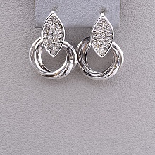 картинка Серьги 'Unfading Love' Фианит от магазина Wolves