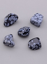 картинка Галтовка '' Обсидиан 15х10 от магазина Wolves