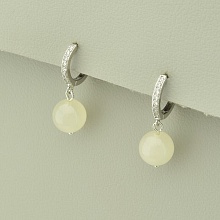 картинка Серьги 'SUNSTONES' Морганит  (родий) от магазина Wolves