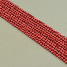 картинка Нитка Коралл 39 см 6 мм (Без замка) от магазина Wolves