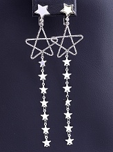 картинка Серьги 'XUPING'  (родий) от магазина Wolves