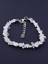 картинка Браслет Горный хрусталь на карабине от магазина Wolves