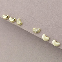 картинка Серьги 'Saiya' Фианит (позолота 18к (лимонная)) от магазина Wolves