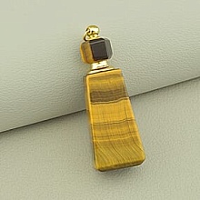 картинка Кулон Тигровый глаз 50x17мм от магазина Wolves