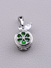 картинка Кулон 'XUPING' Фианит (родий) от магазина Wolves