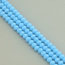 картинка Нитка Чешский хрусталь 42 см 6 мм (Без замка) от магазина Wolves