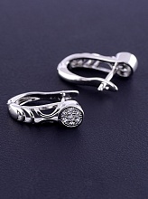 картинка Серьги 'XUPING' Фианит (родий) от магазина Wolves