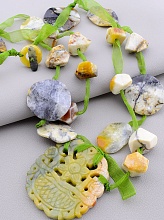 картинка Бусы Яшма 65 см от магазина Wolves