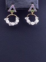 картинка Серьги 'XUPING' Майорка  (позолота 18к) от магазина Wolves