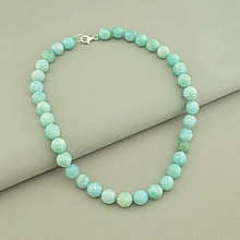 картинка Бусы 'SUNSTONES' Амазонит Серебро(925) 44 см от магазина Wolves