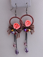 картинка Серьги Чешский хрусталь от магазина Wolves