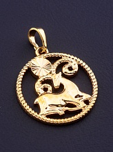картинка Кулон Овен 'XUPING' (позолота 18к) от магазина Wolves