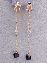 картинка Серьги 'Fashion' Сrystal (позолота 18к) от магазина Wolves