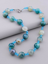 картинка Бусы Агат Чешский хрусталь 47 см от магазина Wolves