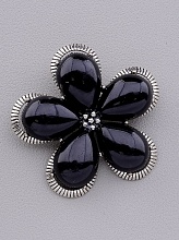 картинка Брошь Агат 45x45мм от магазина Wolves