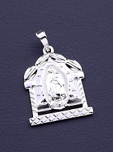 картинка Ладанка серебро, покрытие родий от магазина Wolves