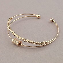 картинка Браслет 'Saiya' Фианит 17 см (позолота 18к (розовая)) от магазина Wolves