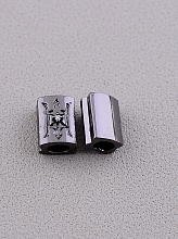 картинка Вставка Фианит 10х7 (хром) от магазина Wolves