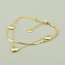 картинка Браслет 'XUPING' 18 см (позолота 18к (лимонная)) от магазина Wolves