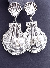 картинка Серьги Жемчуг 'FJ' от магазина Wolves