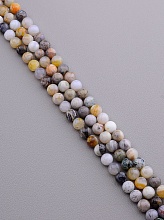 картинка Нитка Яшма 39 см 8 мм от магазина Wolves