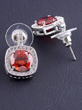 картинка Серьги 'Big Dipper' Фианит (родий) от магазина Wolves