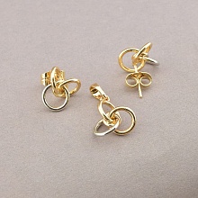 картинка Серьги+Кулон 'XUPING' (позолота-родий) от магазина Wolves