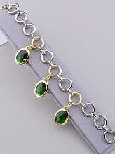 картинка Браслет 'Abella' Фианит 19 см от магазина Wolves