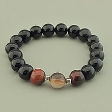 картинка Браслет 'SUNSTONES' Агат 18 см от магазина Wolves