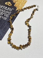 картинка Бусы Тигровый глаз на карабине от магазина Wolves